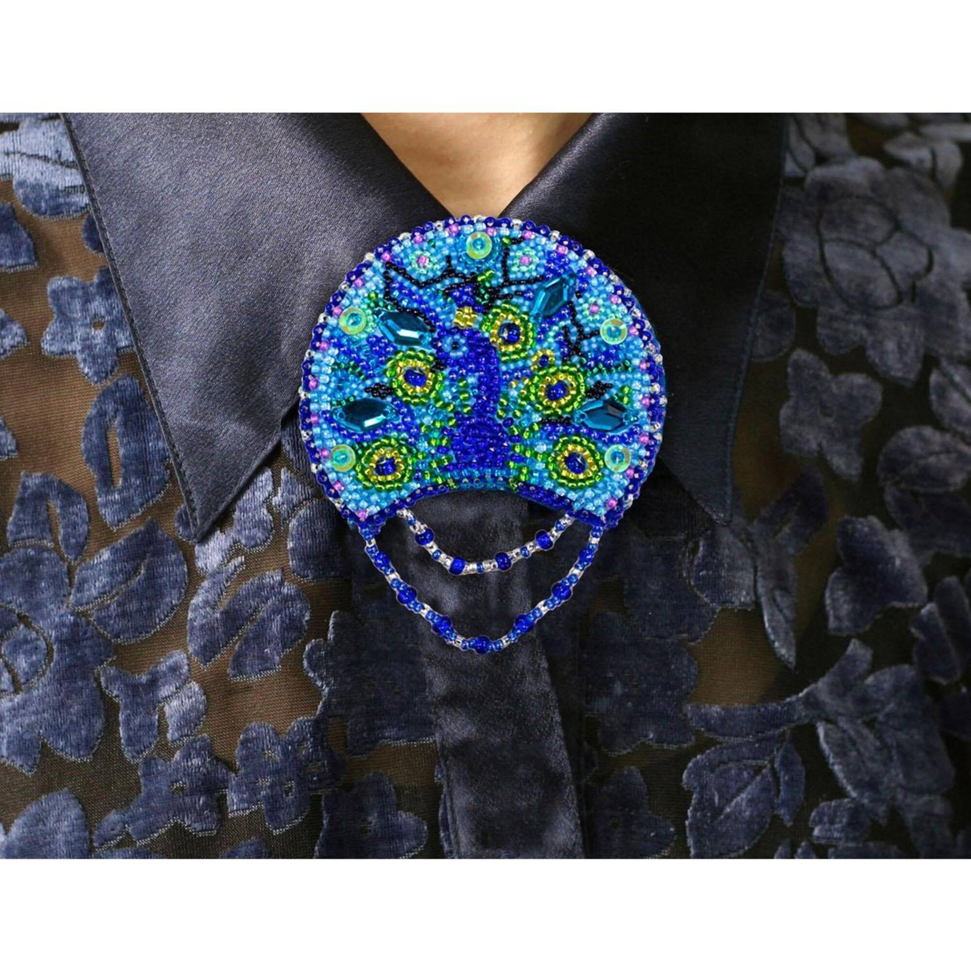 Abris Art Peacock Beading Decoration Kit